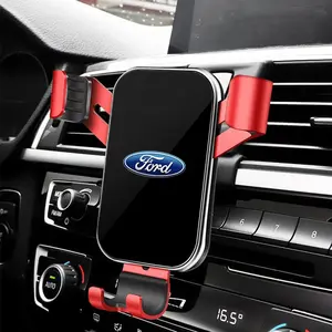 Abs Car Gravity Phone Holder, Air Vent Clip-On Navigation Stand, Secure Clip for Ford Models, Car Accessories, Dashboard Decor