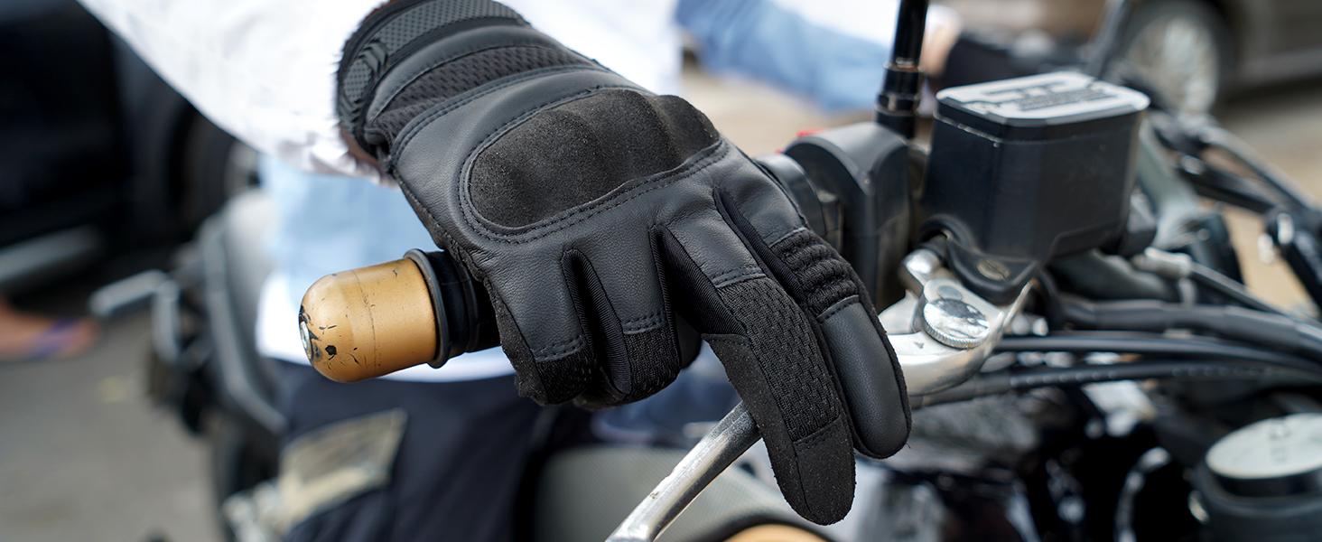 Men's Tactical Motorcycle Gloves - Ultimate Protection & Touchscreen Capability for Outdoor Sports, Climbing, Hunting, and More