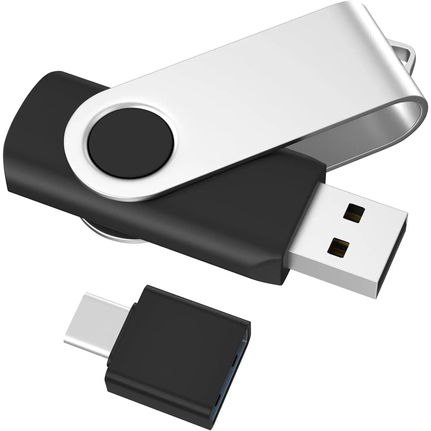 16GB Flash Drive with Type C Adater,  USB 2.0 Thumb Drive