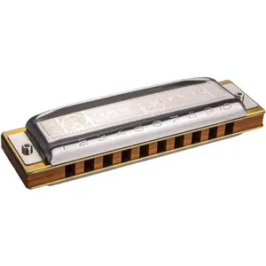 532BX-C Blues Harp Tuned to Key of C Diatonic 4-Inch Harmonica with 20 Reeds, Double Lacquered Doussie Comb, and Modular Construction