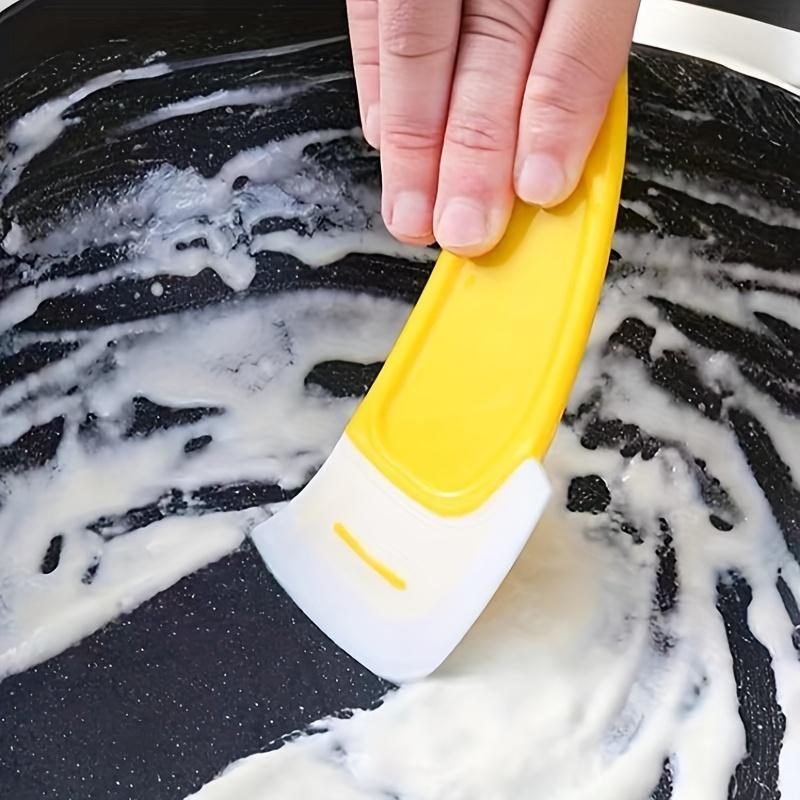 5/3/2/1pc, Multifunctional Cleaning Scraper, Silicone Scraper, Kitchen Cleaning Soft Scraper, Remove Oil Stains from Pots, Pans, Stoves, Soft Head Cleaner, Soft Silicone Scraper, Suitable for Cleaning Oil Stains And Water Stains
