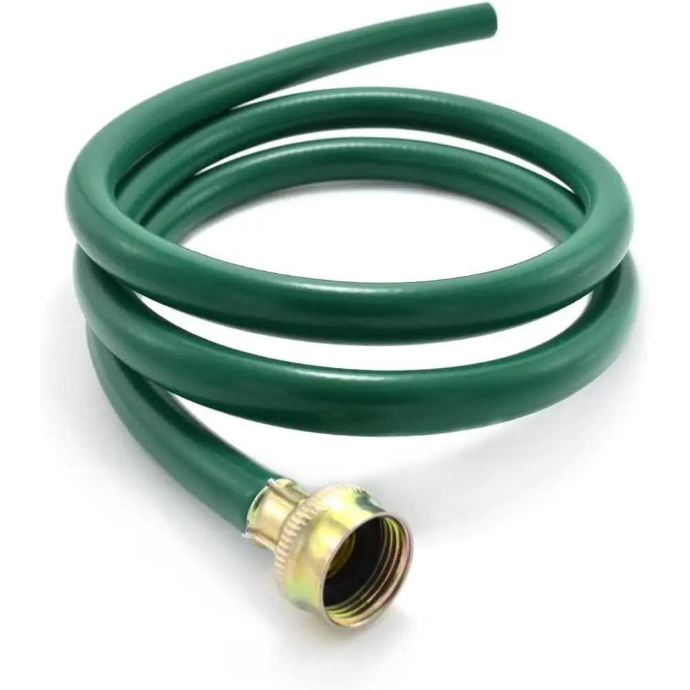 5FT Dehumidifier Drain Hose 3/4" FHT Water Heater Drain Hose Rubber | Short Garden Hose, Brass Insert, Heavy-Duty & ible, , NSF-61, CUPC Listed, North
