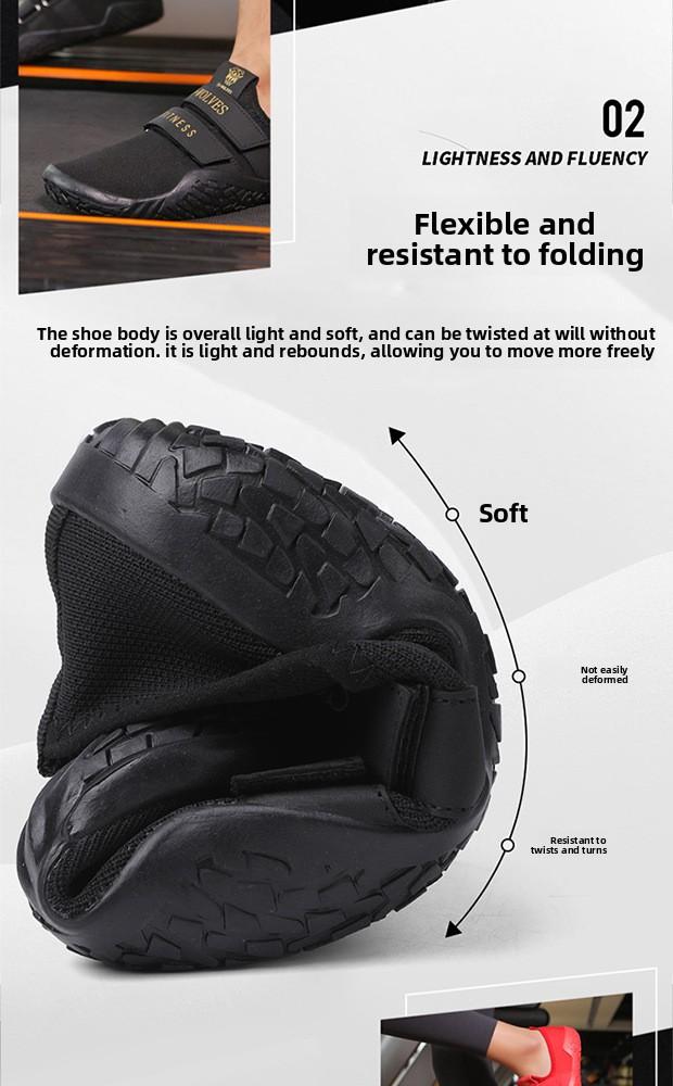 Squat Deadlift Shoes Men and Women Weightlifting Shoes Indoor Gym Comprehensive Training Shoes Non-slip