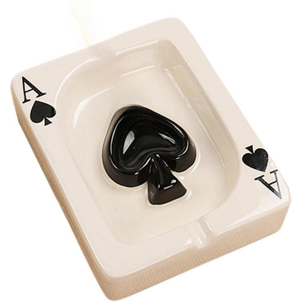 Cigarette Ashtray Tabletop Portable Modern Ashtrays for Outdoor Indoor Desktop Smoking AshTray for Home office Fashion Decoration Handmade Gift for Men Women