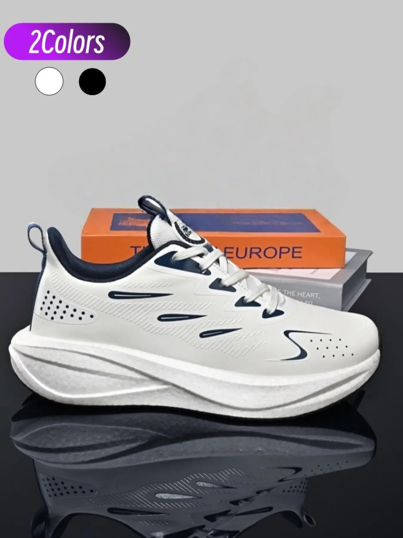Multi-scene unisex sneakers. Equipped with cushioning system, breathable & waterproof, perfect for beginners and daily activities.