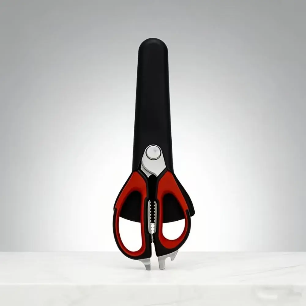 3-piece 7-in-1 Multifunctional Kitchen Food Scissors, Detachable Household Scissors with Magnetic Bracket, Stainless Steel Sharp Kitchen Poultry Scissors, Used for Food, Meat and Fish Scissors