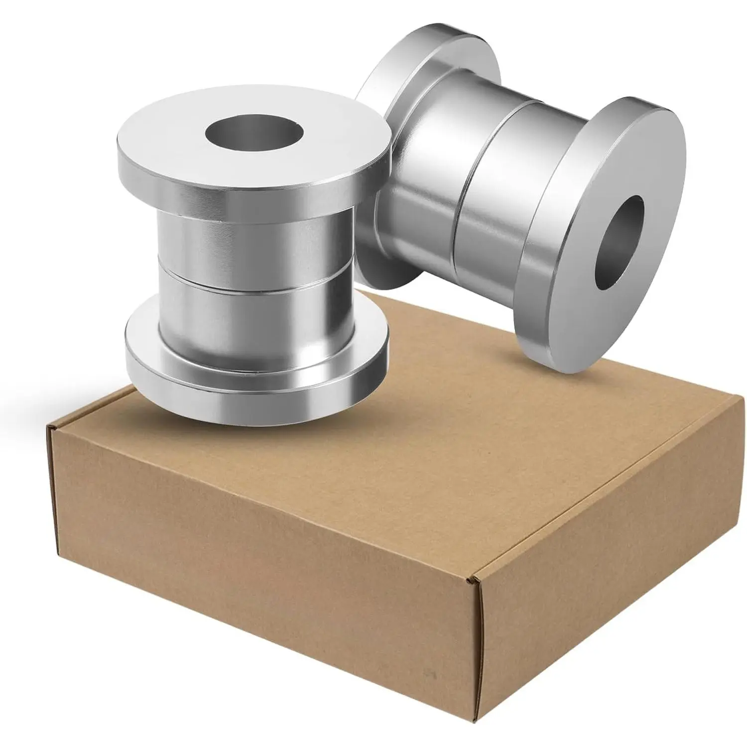 Solid Billet Handlebar Riser Bushings Compatible with Harley Softail Dyna Sportster FXR FX 1984-2016 ()