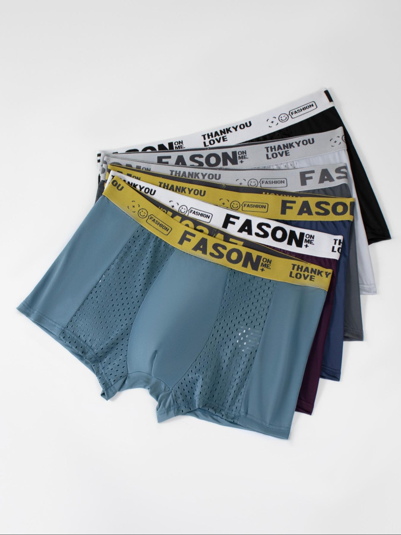 Men's Ice Silk Fiber Breathable Mesh Briefs, Medium Stretch Semi-Transparent Sports Underwear, Moisture-Wicking Gym Shorts, Breathable Elastic Underwear, Sports Fitness Underwear