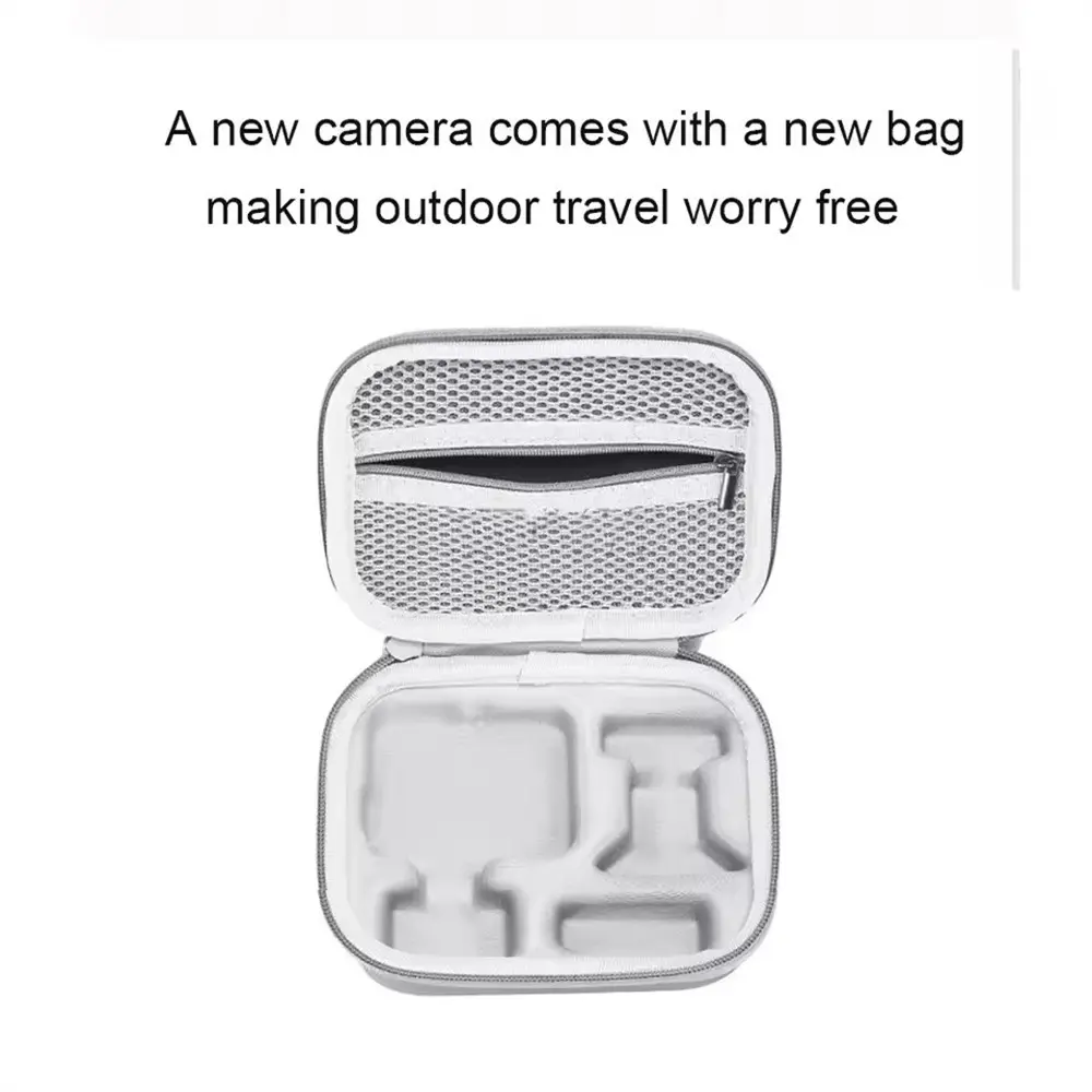 Portable PU Travel Storage Bag for Camera, Waterproof Anti-scratch Protective Handbag Carrying Case