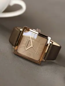 Vintage Square Quartz Watch, Simple and Versatile Luxury Style, Business Casual Commuter Women's Watch, Ideal Christmas New Year Gift