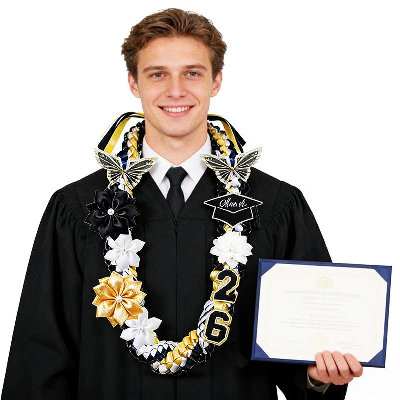 Graduation Birthday Holiday Celebration Garland Ribbon Handmade DIY Ribbon