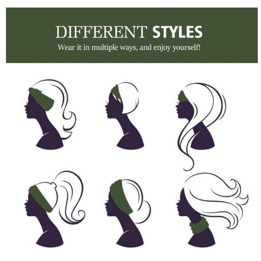 [Mother's Day Gifts]5 Pack Women's Sports Headbands, Elastic Sweat Absorbent Non-Slip Fashion Hairbands for Yoga Running Workout