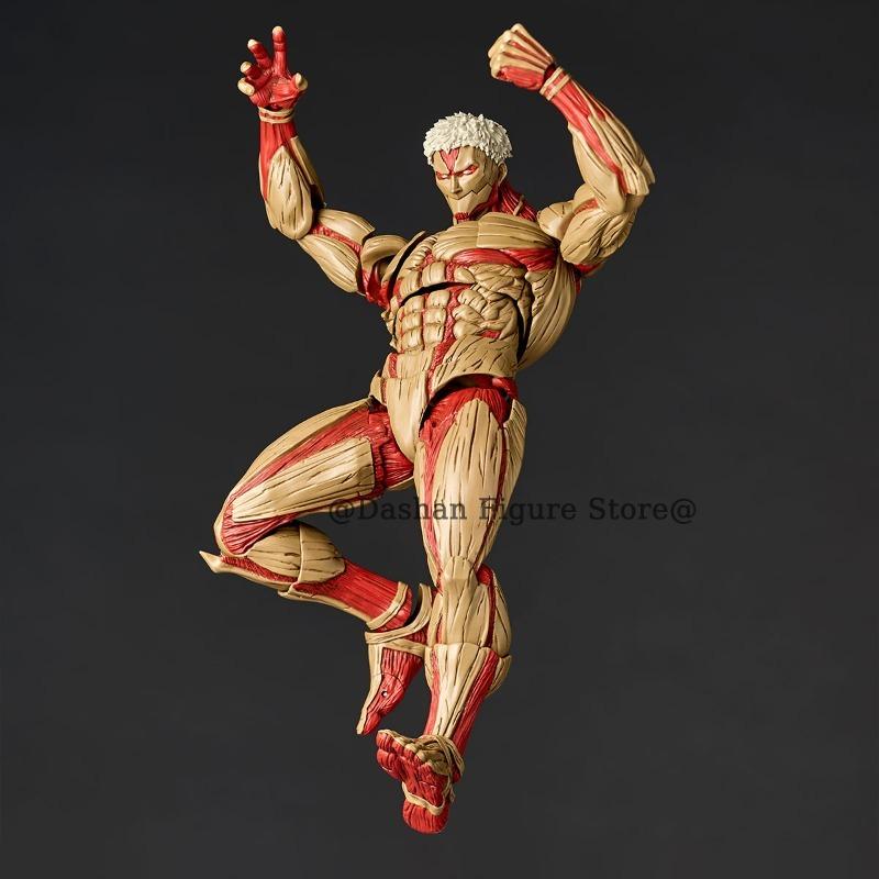 Attack on Titan Figure Revoltech The Armored Titan Action Figures Amazing Yamaguchi Yoroi no Kyojin Reiner Braun PVC Model Toys