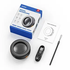 500x Auto Focus Portable Handheld Digital Microscope, Dual Power USB Battery, Compatible with Computers, Ideal for Electronics Repair, Education, Hair Analysis, Industrial Testing