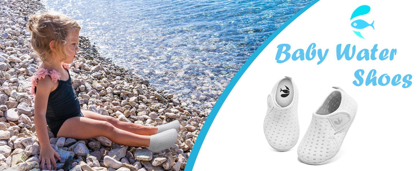 Baby Boys Girls Water Sport Shoes Barefoot Kids Aqua Socks Quick-Dry Beach Swim Pool Shoes