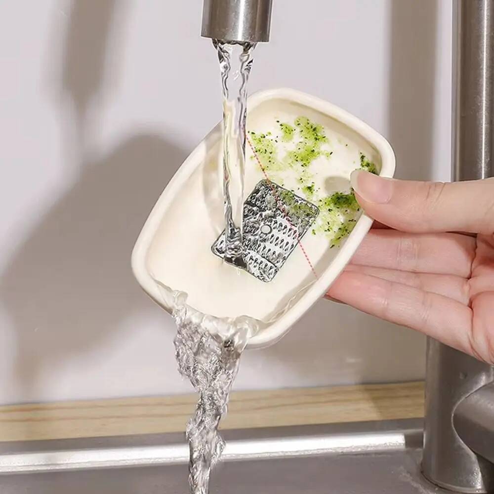 Garlic Crusher, Ginger Grater Masher, Manual Garlic Press Tool for Kitchen, Cooking, Sauce & Meal Prep