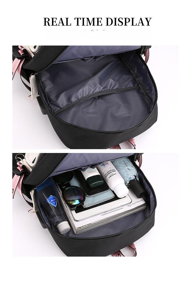 Hot-selling Stranger Things backpack USB charging backpack schoolbag foreign trade schoolbag stranger