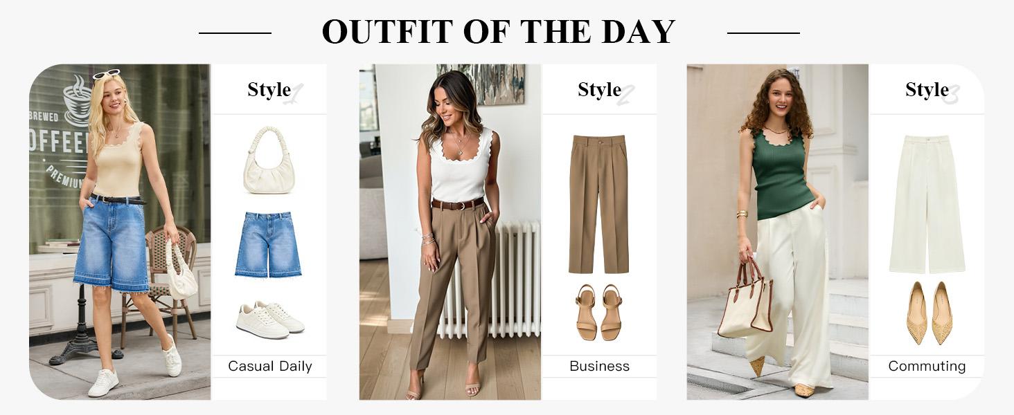 Saodimallsu Womens Ribbed Knit Tank Top Summer Sleeveless Square Neck Casual Basic Slimming Sweater Vest Tops