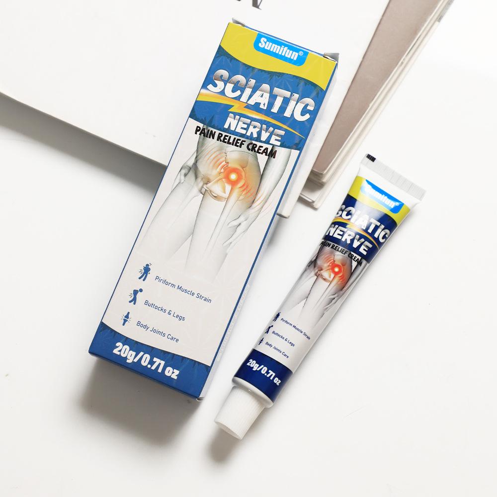 Sumifun Sciatic Nerve  Cream 20G Fast-Acting Pain  Soothing Massage for Hip Lower Back Joint Discomfort Muscle Relaxation Balm Lipoma Removal Hydrating sensitive skin relief