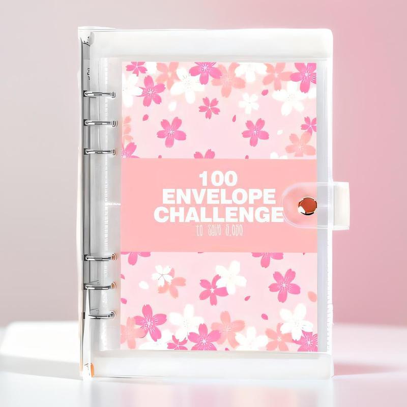 2026 Money-Saving Challenge Binder - Budget Binder with Cash Envelopes, Savings Challenge Planner, Savings Challenge Book for Home & Office - Ideal New Year & Valentine's Day Gift