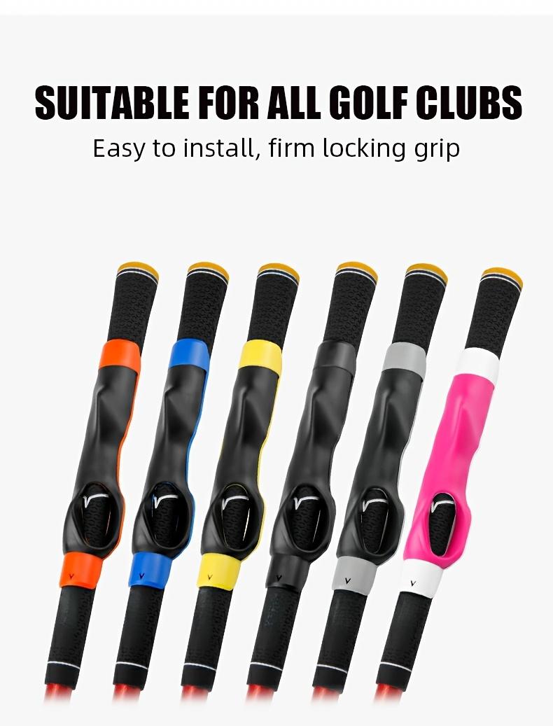 Golf Grip Corrector - Adjustable, Ergonomic Grip Aid for Beginners, ABS Material, Blue,Golf Grip Aid |     Adjustable Grip |     Ergonomic Design
