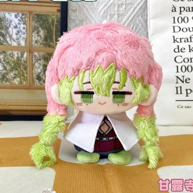 10cm Mitsuri Kanroji Plush Kamado Nezuko Anime Peripheral Bag Pendant Soft Stuffed Toys Birthday Gifts