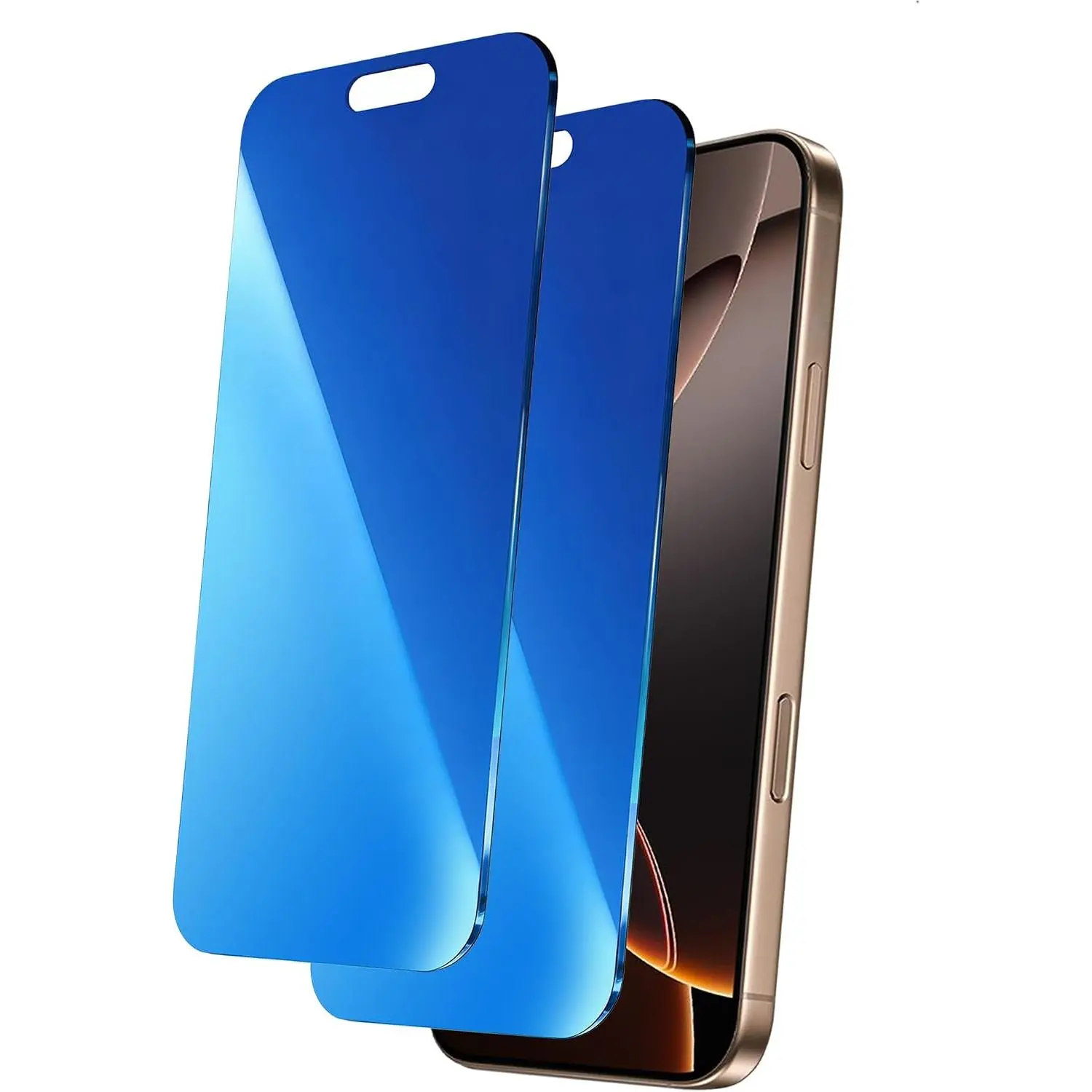 2 Pack Blue  Screen Protector for  17 6.3 Inch |  Anti-Spy Film, Anti-Blue Light, Anti-Fingerprint, Eye Protection