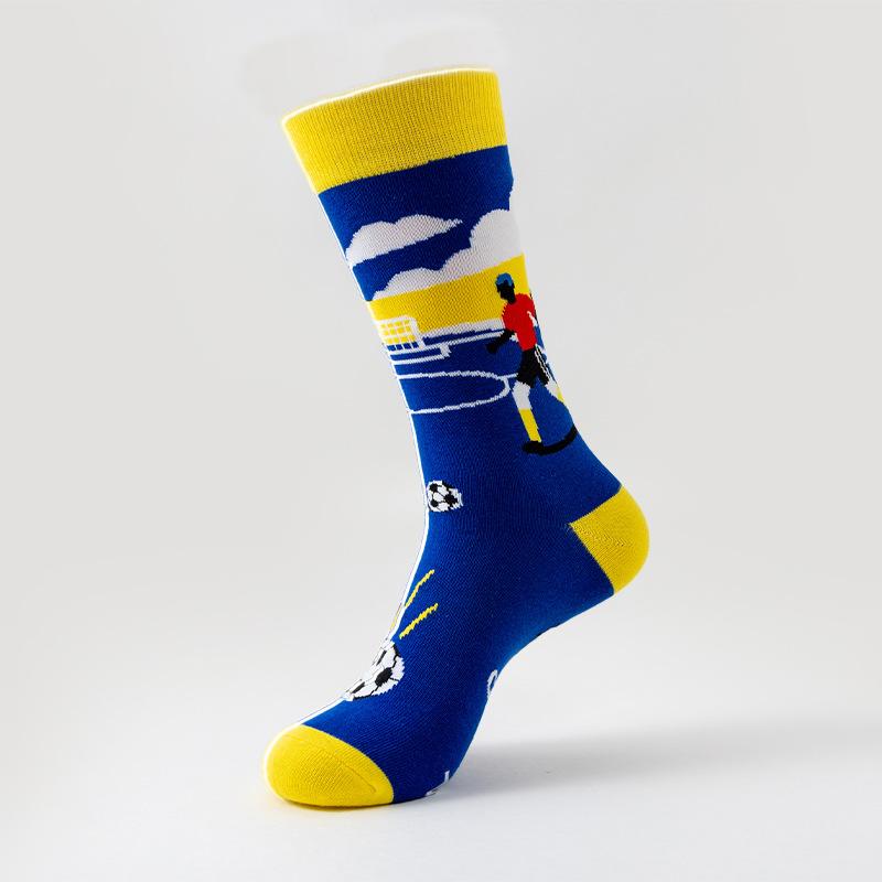 Perfect Match: Ideal for sports, casual outings, or everyday wear, these socks let you show off your love for soccer.