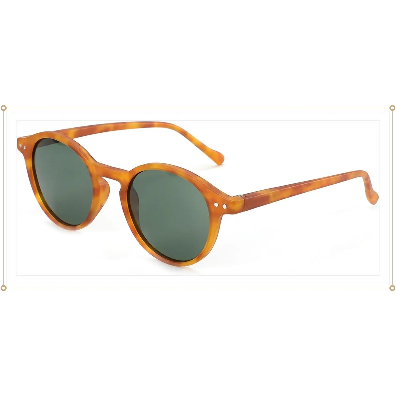 Polarized Round Sunglasses for Men and Women Retro Classic Style, Multi-Style SelectionGift