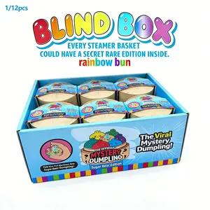 4pc Cute expression big bun decompression toy, relieves anxiety, dough decompression toy, soft TPR material, decompression artifact, unboxing surprise, holiday gift creativity, cute desktop accessories for office workers, Squishy bun, Squishy Fidgets