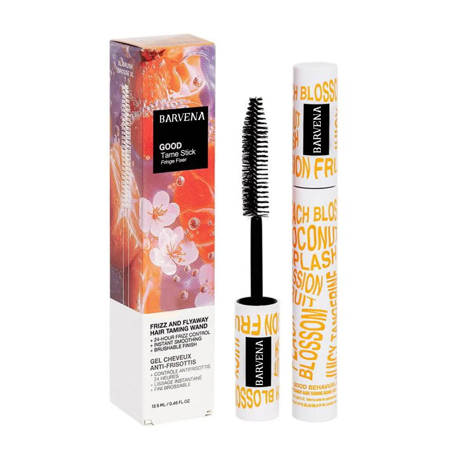 1PC 13.5ml Fly‑Away Hair Tamer Stick  24‑Hour Frizz Control Spiral‑Brush Design Non‑Sticky Portable Tube For Daily Bangs Edge Hair‑Care Beauty Gift