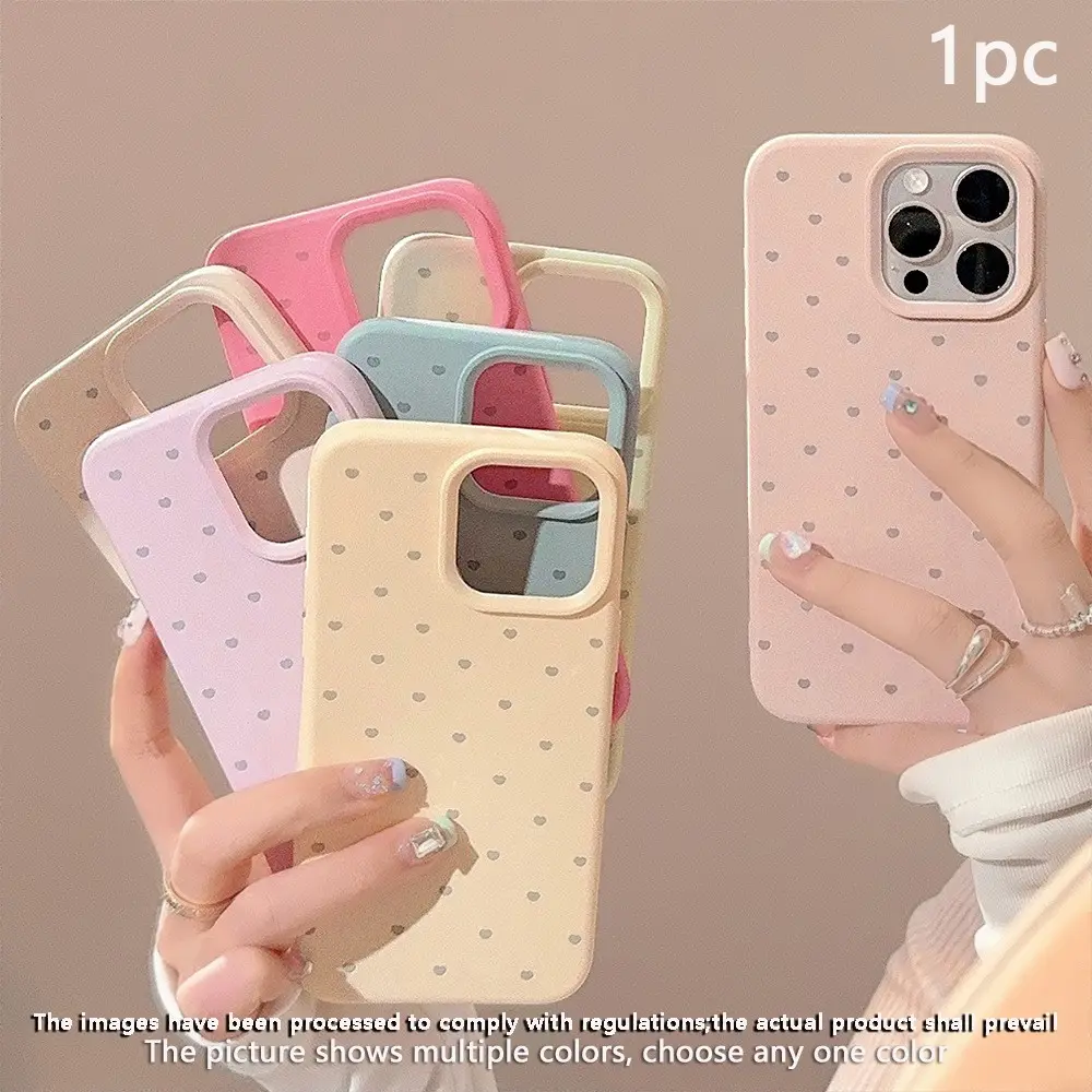 Liquid Silicone Heart Phone Case Cover, Maroon Color, Full Protection, Compatible with iPhone 17-11 Pro Max, Soft Tpu Material, Trendy Gift Idea