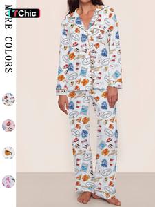 gilmore girls matching pajamas set， women's cozy fleece loungewear, long sleeve top ，elastic waist pants， cute stars hollow themed christmas gift.