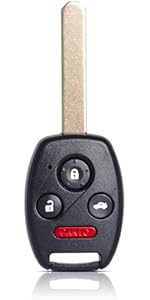 Key Fob Remote Replacement Fits for Honda Pilot 2009 2010 2011 2012 2013 2014 2015 / Accord (Sedan Only) 2008-2012 KR55WK49308 Keyless Entry Remote Control 35118-TA0-A00