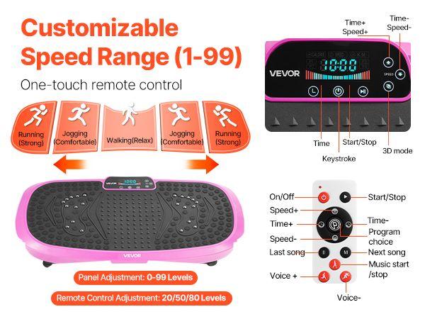 Christmas present Vibration Plate Exercise Machine Full Body Fitness with Magnetic Acupoints Christmas present Vibration Plate Exercise Machine Full Body Fitness with Magnetic Acupoints