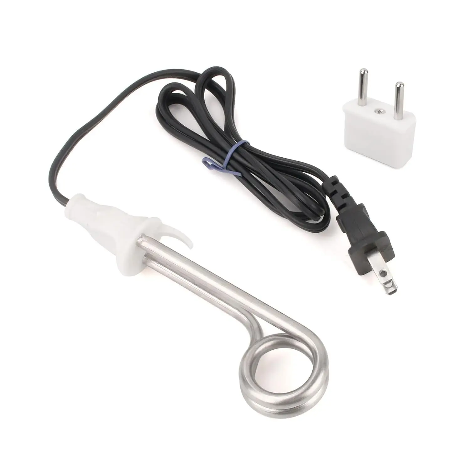 Immersion Water Heater 300W 120/240V - Camping Traveling Cup Immersion Heater for Coffee/Tea, Portable Immersion Water Heater Water Boiling Coil