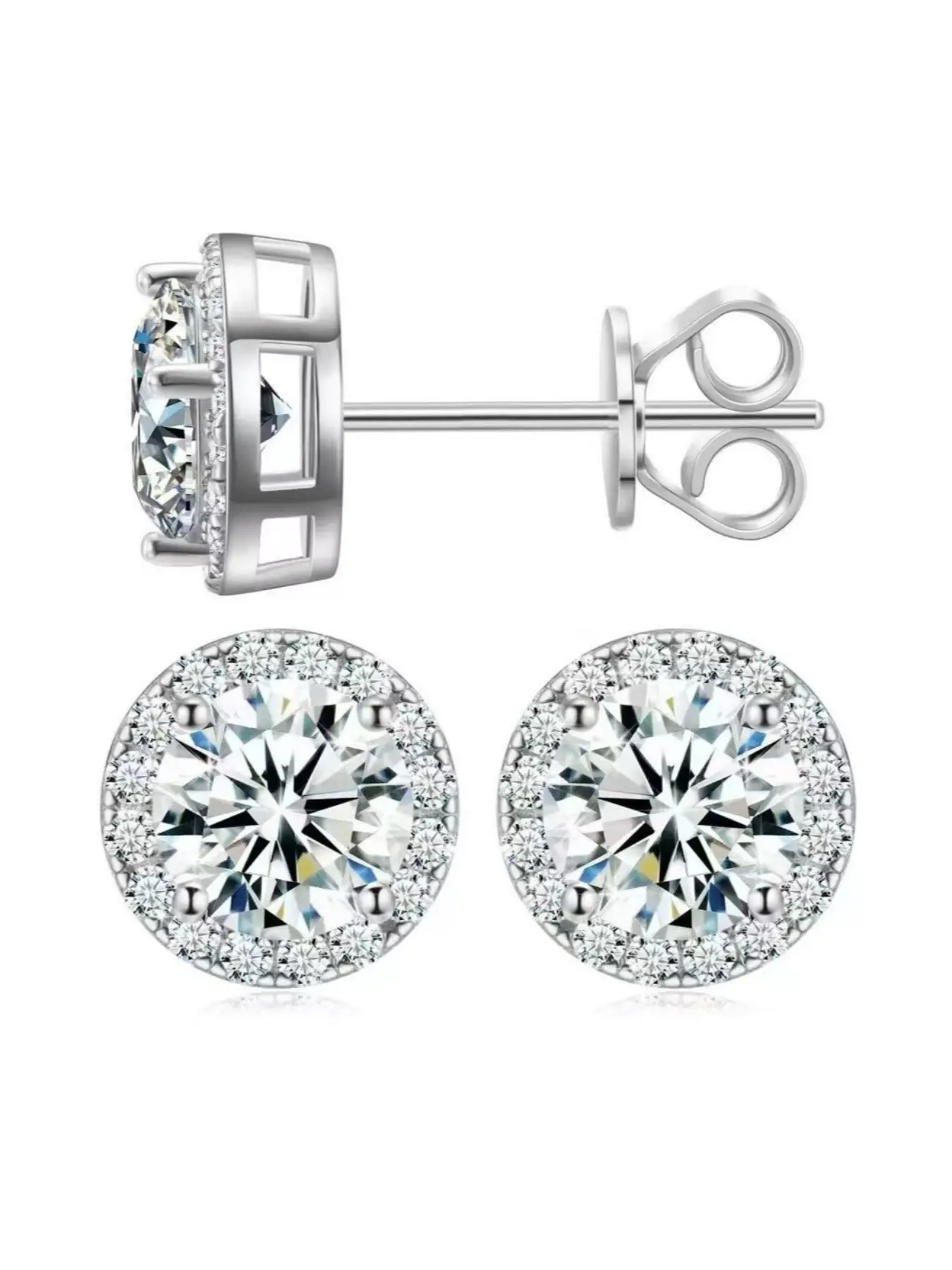 🔥 Minimalist, sparkling stud earrings—a stylish accessory suitable for both men and women. Perfect for everyday wear, fashionable outfits, parties, and gifting to friends and family; an excellent choice for both professional attire and presents.