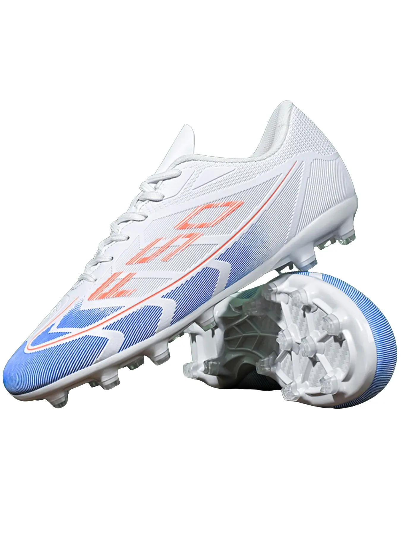 Men's Professional Soccer Shoes, Anti-Slip Ag Studs, Breathable Football Cleats, Unisex Adult Classic Sports Boots