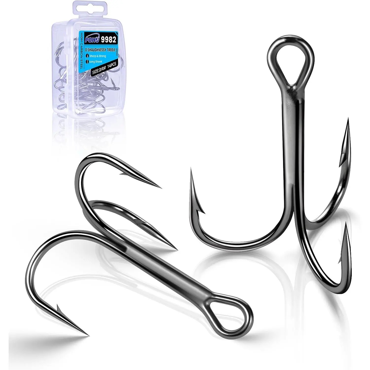 Treble Hooks, 3X  O'Shaughnessy Triple Fishing Hooks for Lures
