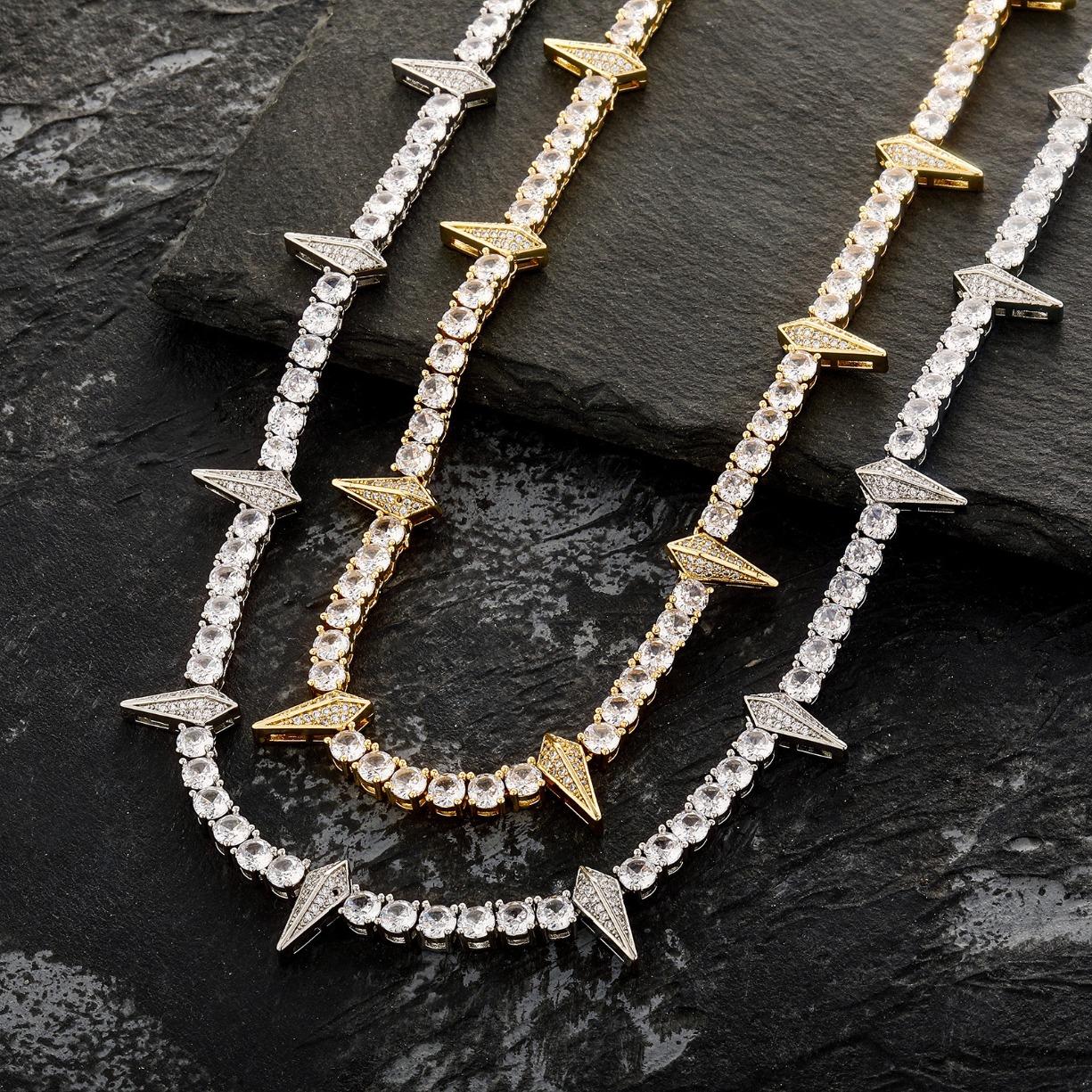 Men's Black Panther Moissanite Tennis Bracelet Iced Out Heavy Thick Chain Hip Hop Streetwear Jewelry for Men Trendy Statement Gift