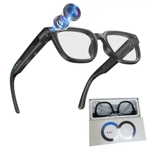 AI Smart Glasses, with 8MP Camera, 3D Stereo Sound, 110 Degree Wide Angle Lens, Anti-shake Video Recording, 4GB Memory Build-in, 290Mah Battery , AI Video Translation, Bluetooth Call, Music Control