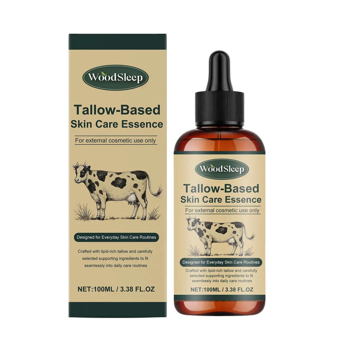 Tallow-Based Skin Care Essence, Moisturizing and Brightening, Comfortable Skin Feel, Gentle