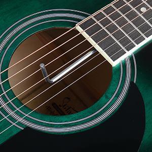 Ktaxon Glarry Full Size 6 Strings Acoustic Electric Guitar Beginner Kit w/ 15W Amp, Cutaway 41 Inch Electric Acoustic Guitar w/Inbuilt Tuner, Bag, Strap, Picks, Strings, Basswood Guitarra, Distressed Green