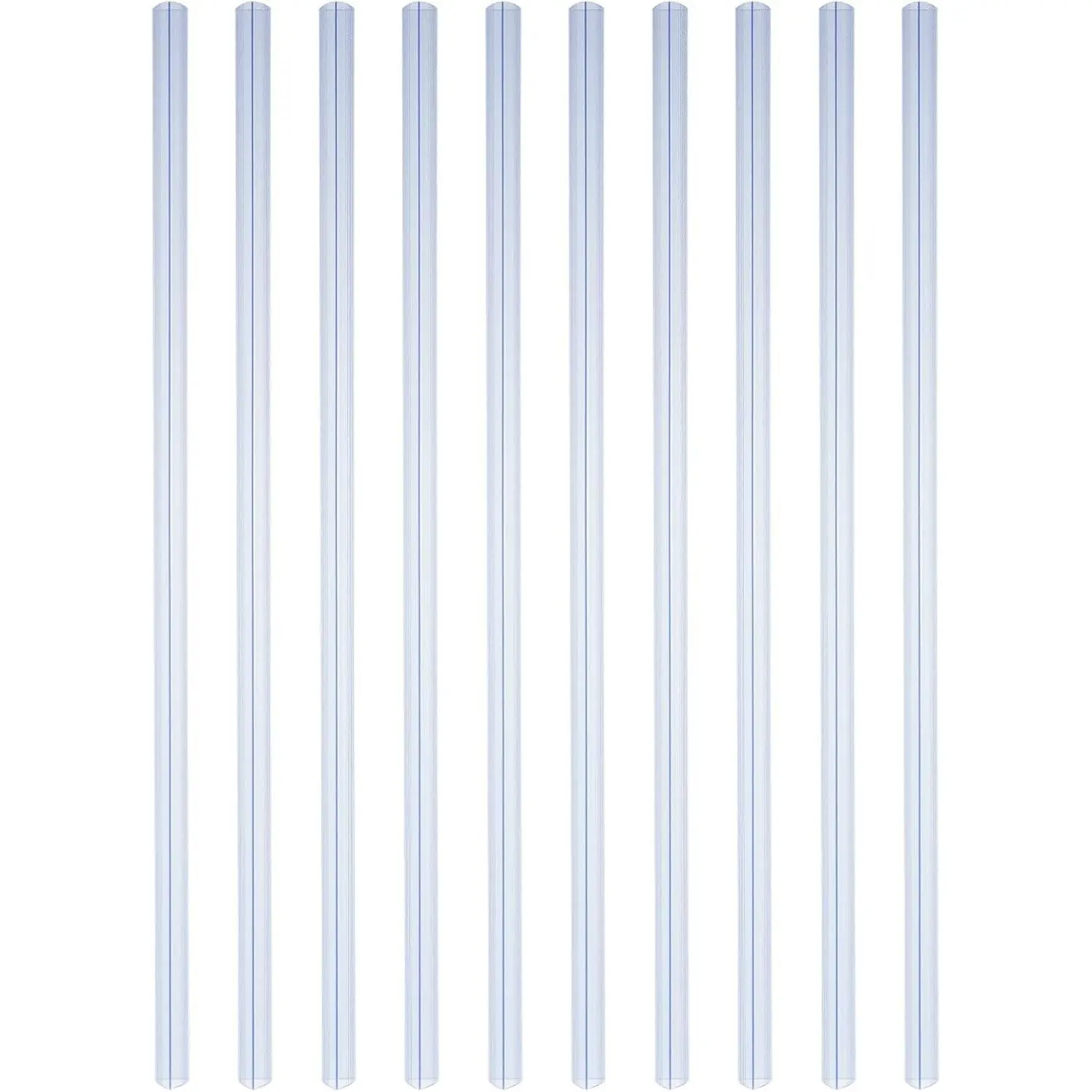 10pcs Slide Binders Loose-Leaf Clips Plastic Binding Bars for Documents, Sturdy Bookbinding Supplies for Office School and Projects