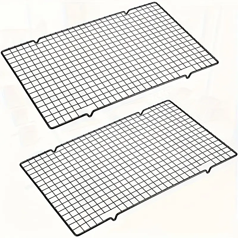 2-Piece Steel Baking Racks, Oven Safe Cooling Rack, Metal Cookie Cooling Rack, Ideal for Baking, Grilling, Drying, Baking Tools