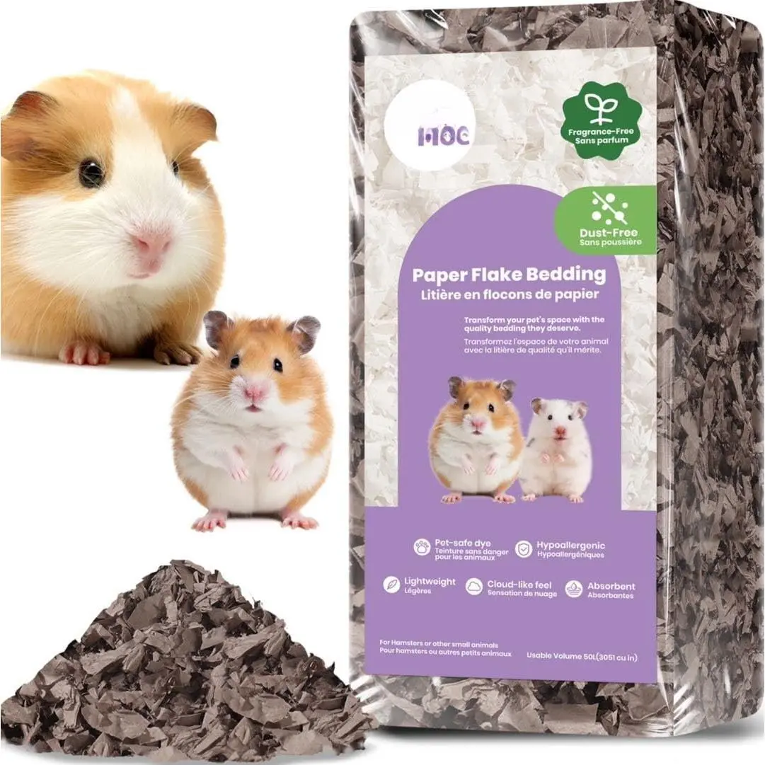 Hamster Bedding 25 Liters: Dust-Free and Odor Control  Absorbent  Paper Small  Bedding - for Guinea Pigs, Hamsters, Rabbits, and Small