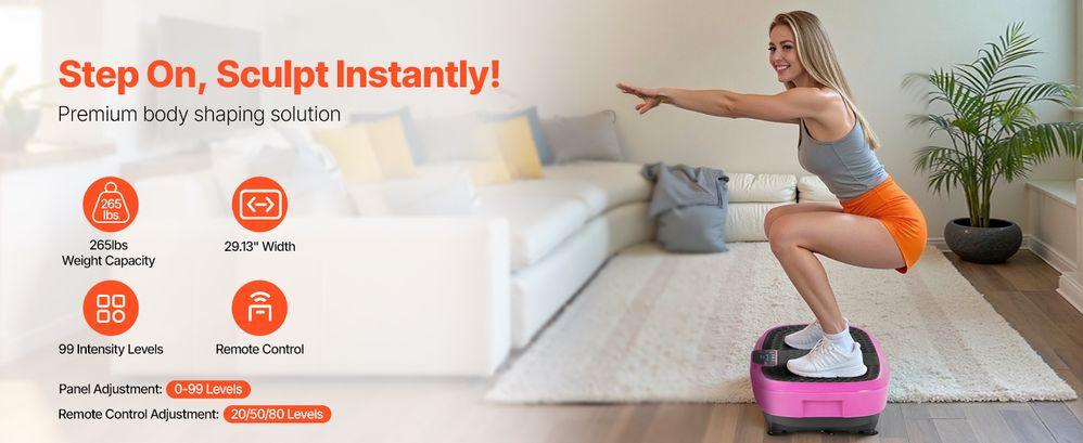 Christmas present Vibration Plate Exercise Machine Full Body Fitness with Magnetic Acupoints