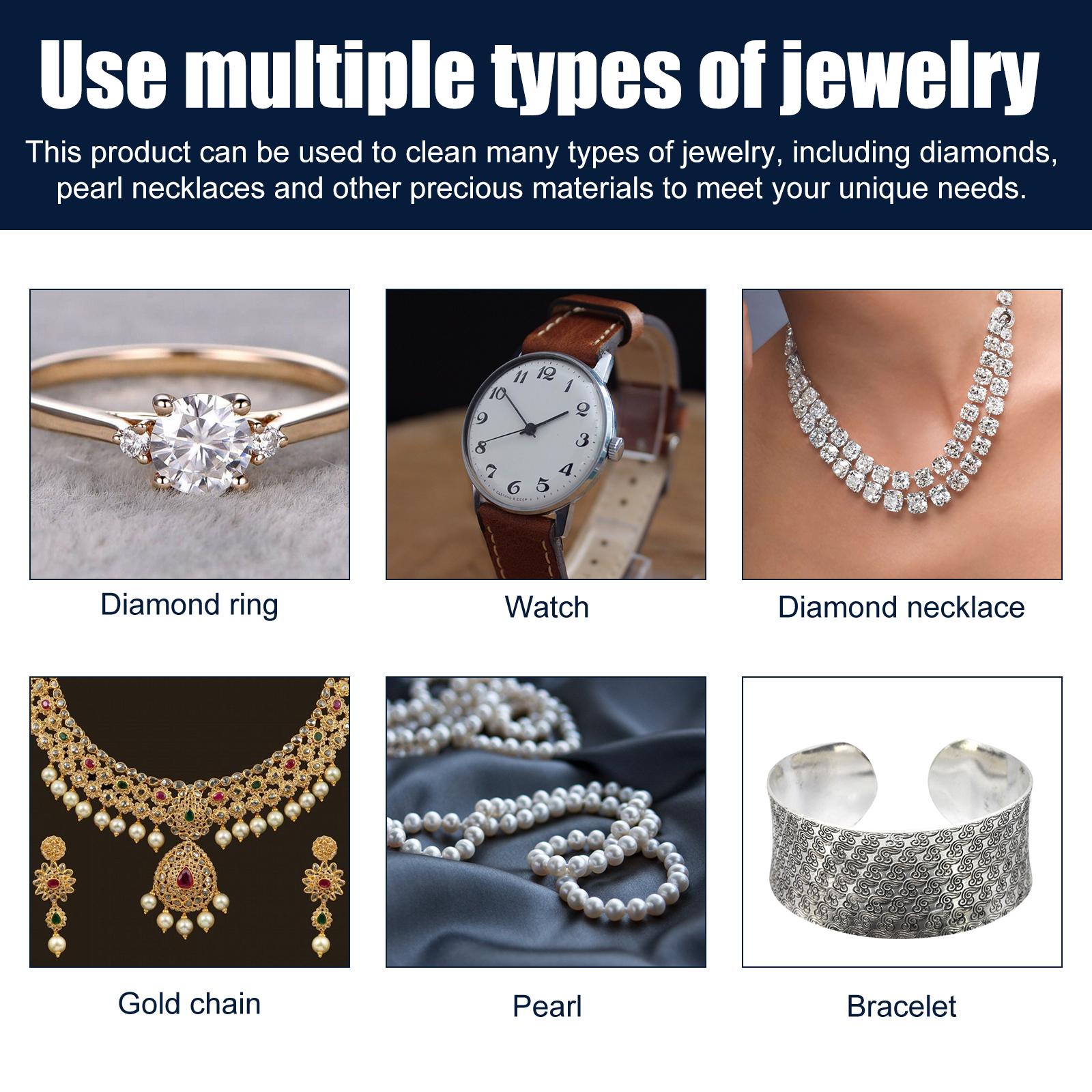 Jewelry Cleaner for Necklaces, Gold Jewelry, and Other Accessories - Removes Tarnish, Prevents Oxidation, and Maintains Cleanliness