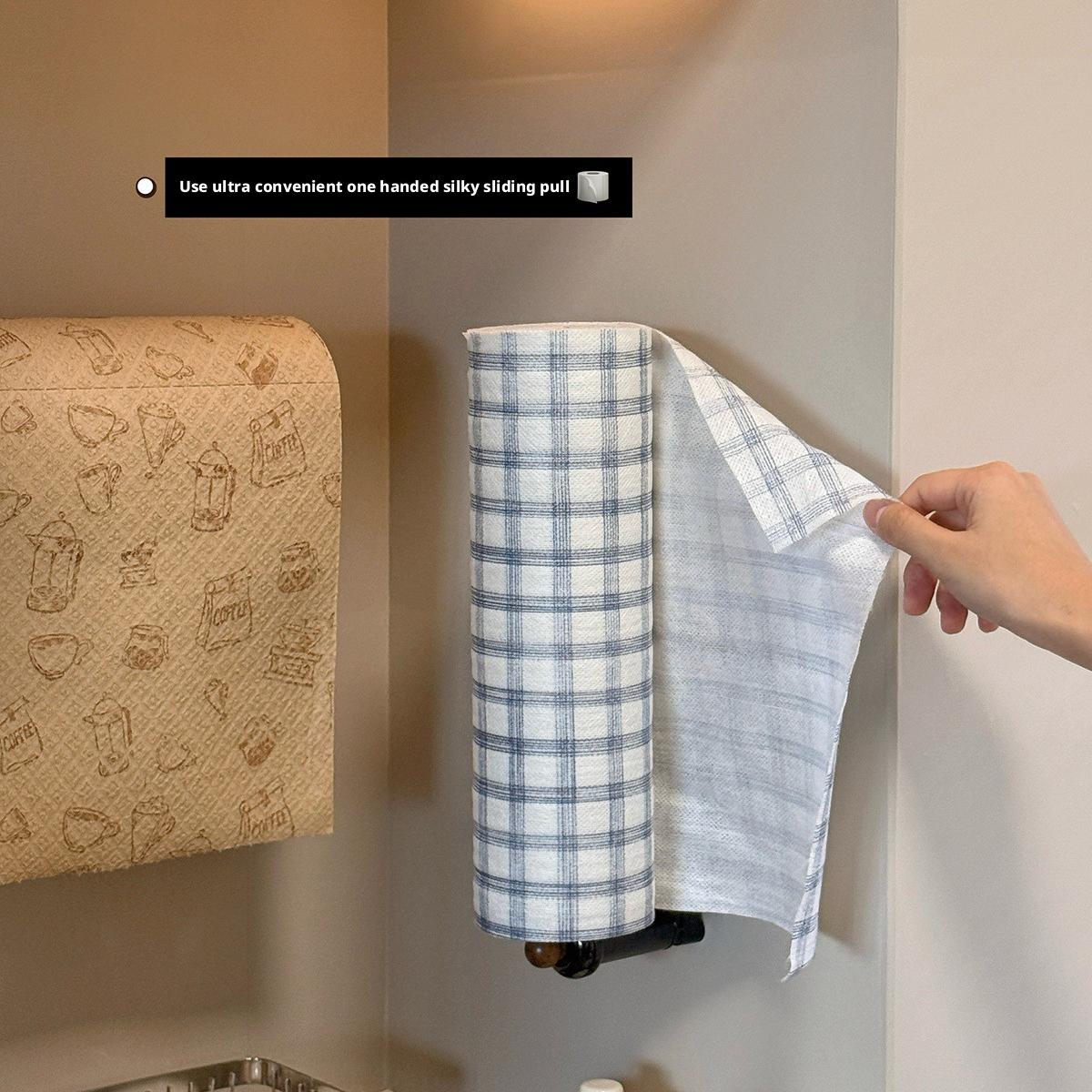 Drill-Free Wall-Mounted Suction Cup Paper Towel Holder