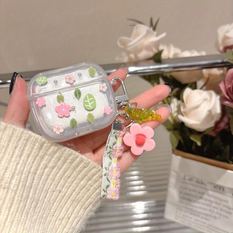 Epoxy Summer Flower Earphone Protective Case for AirPods Pro 1 2 or AirPods 1 2 3 4